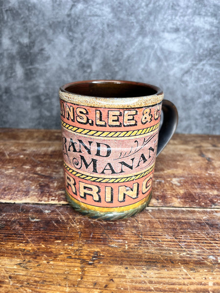 Grand Manan Herring Label Mug