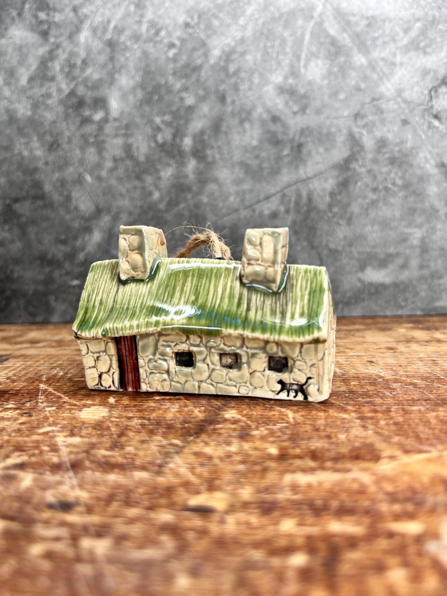 Miniature House Ornament