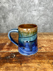 Drippy Blue Mug - Medium